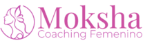 Logotipo de moksha coaching femenino